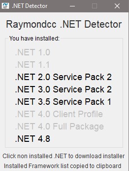 Raymondcc .NET Detector