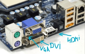 VGA hdmi dvi мат плата разъем