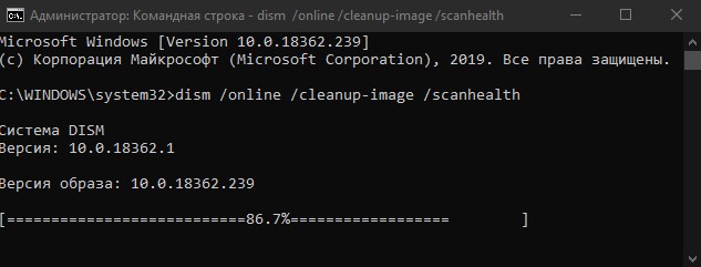 dism online cleanup-image scanhealth