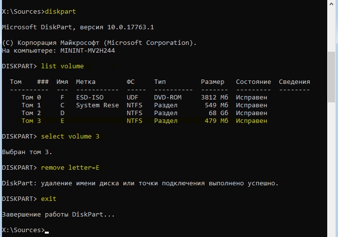 Восстановление загрузчика Windows 10 BIOS MBR