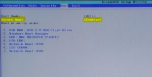 Secure Boot BIOS
