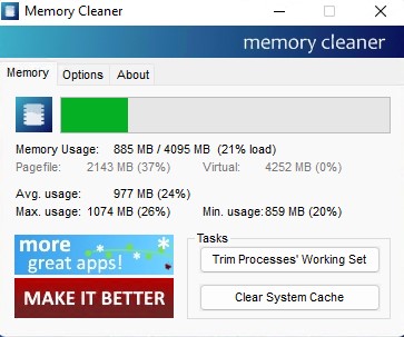 Memory Cleaner
