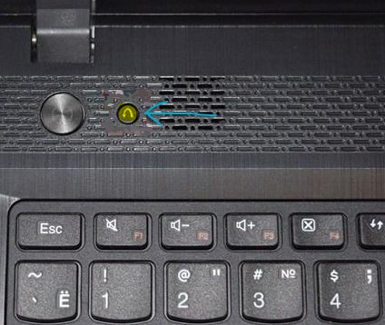 физическая кнопка для входа в BIOS UEFI