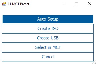 auto setup