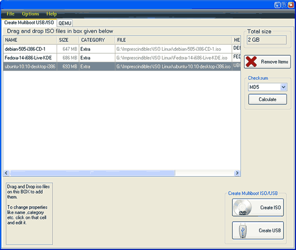 Образы Linux в XBoot