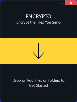 Главное окно Encrypto