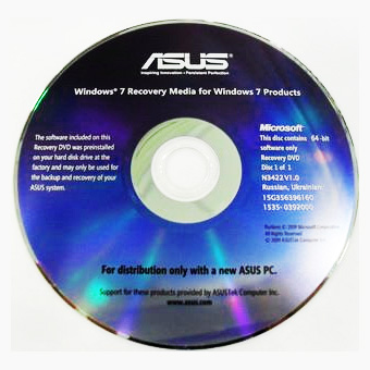 Диск восстановления Asus