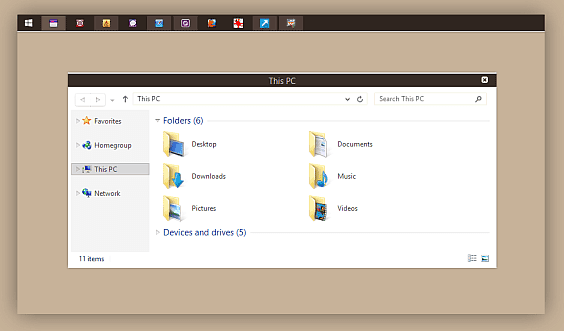 Тема Windows 8 Naum