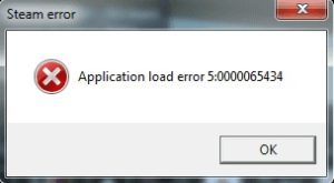 ошибка Steam 5 0000065434