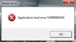 ошибка Steam 5 0000065434