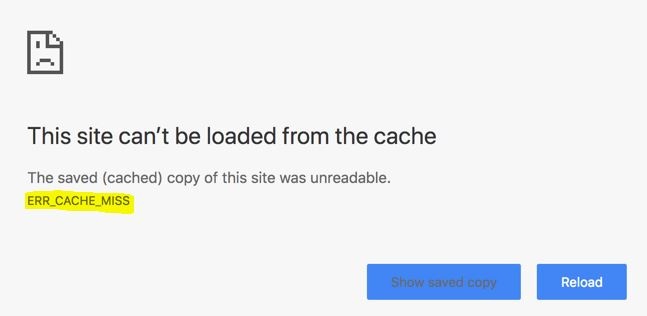 ERR_CACHE_MISS
