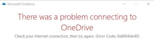 0x8004deb4 в OneDrive