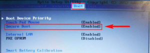 Secure Boot BIOS
