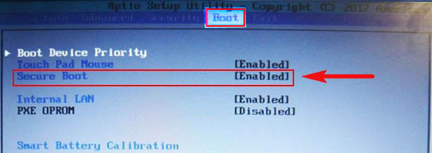 Secure Boot BIOS