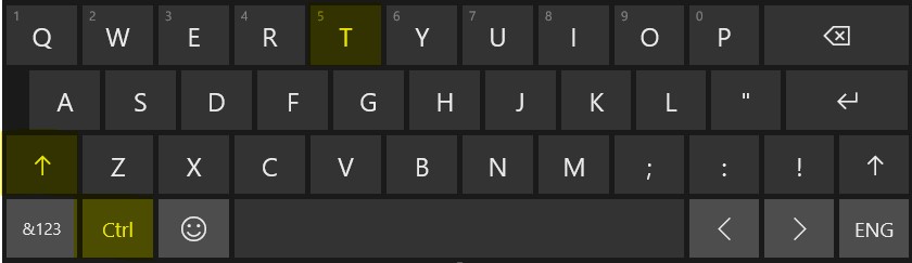 Ctrl+Shift+T открыть закрытую вкладку в браузере
