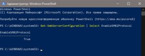 Select EnableSMB2Protocol