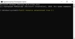 Сброс службы FRSM через CMD