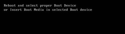 Reboot and select proper Boot Device or Insert Boot Media in selected Boot device and press a key
