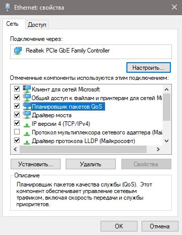 Qos Packet Scheduler
