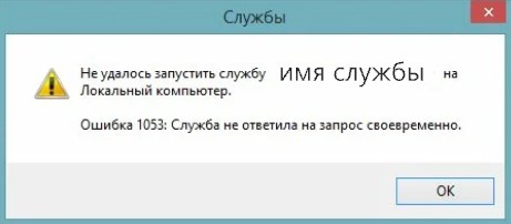 служба не ответила на запрос