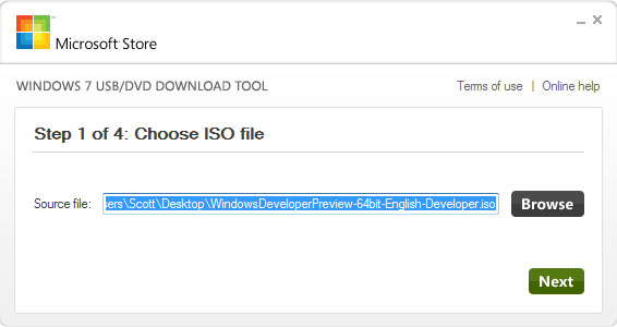 Создание загрузочных флешки и диска в USB/DVD Download Tool