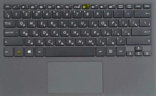 отключить TouchPad на ноутбуке Fn